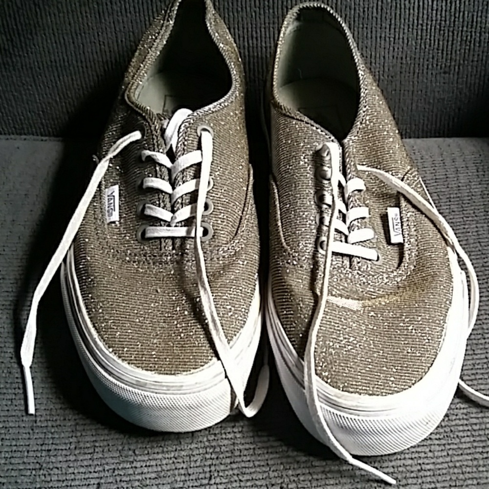 Brand new glitter vans sneakers